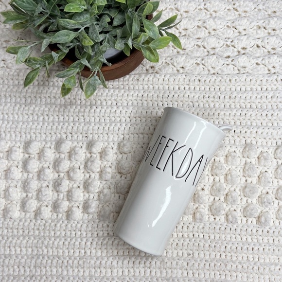 Rae Dunn Other - RAE DUNN ARTISAN COLLECTION “Weekday” Ceramic Tumbler W/ Lid